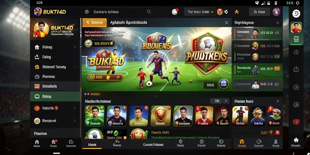 Screenshot BUKTI4D dengan tampilan taruhan olahraga yang menarik.