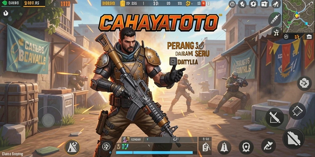 Tampilan gameplay CAHAYATOTO yang mendebarkan dan penuh aksi.