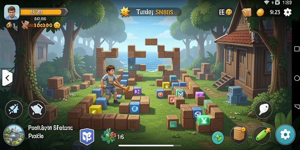 Tangkapan layar gameplay EE789 yang menunjukkan tantangan puzzle yang menarik.